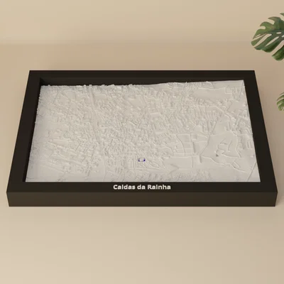Caldas da Rainha, Portugal - Mô hình 3D thu nhỏ