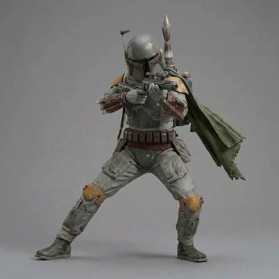 Mô hình 3D Boba Fett (Star Wars 1977) cực chất cho người hâm mộ