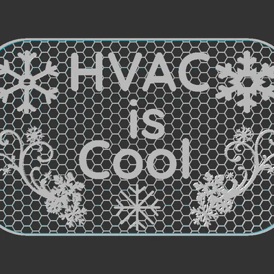 Bảng hiệu “HVAC is Cool”