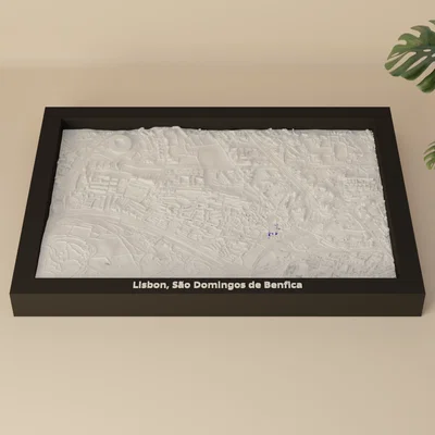 Lisbon, São Domingos de Benfica, Portugal - Mô hình thu nhỏ 3D