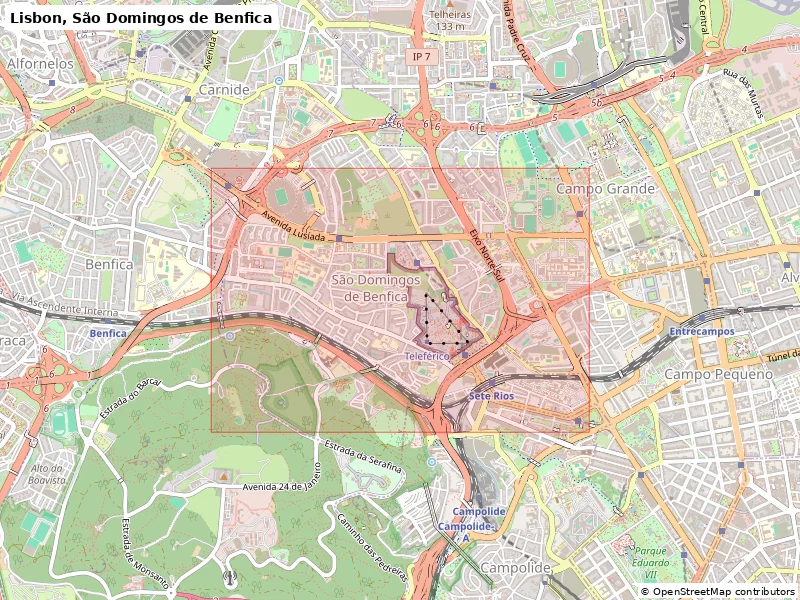 Lisbon, São Domingos de Benfica, Portugal - Mô hình thu nhỏ 3D - Image 9
