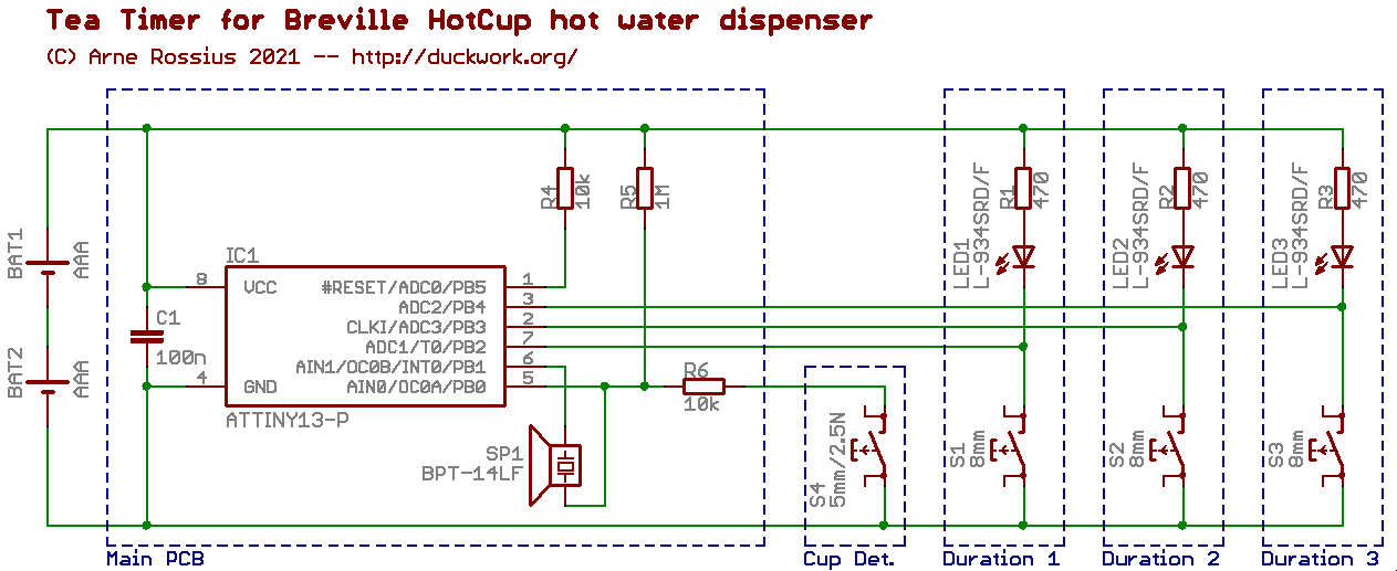 Bộ hẹn giờ pha trà cho máy cấp nước nóng Breville HotCup - Image 8