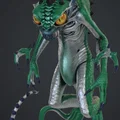 Mô hình 3D Grünes Monster - Quái vật giả tưởng chi tiết sắc nét - Thumbnail 1