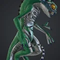 Mô hình 3D Grünes Monster - Quái vật giả tưởng chi tiết sắc nét - Thumbnail 2