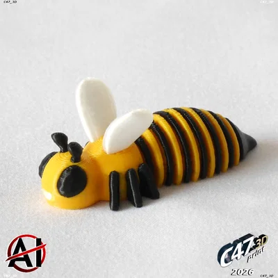 SpringBee – Ong lò xo mini dẻo, print-in-place