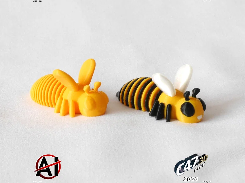 SpringBee – Ong lò xo mini dẻo, print-in-place - Image 5