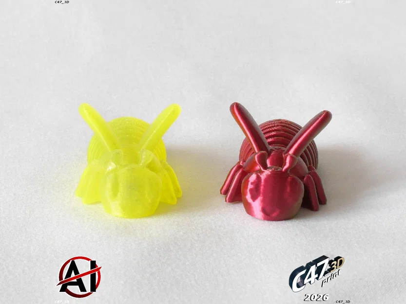 SpringBee – Ong lò xo mini dẻo, print-in-place - Image 6