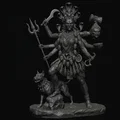 Mô hình 3D thần Kaala Bhairava chi tiết sắc nét cho máy in Resin - Thumbnail 2