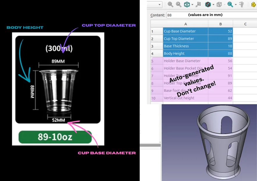 Giá đỡ parametric cho ly dùng một lần - Image 4
