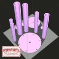 Bộ chuông gió trang trí treo tường in 3D tự lắp ráp - Thumbnail 2