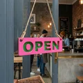 OPEN - CLOSED – Bảng treo cửa đảo mặt (Reversible Door Sign) - Thumbnail 3