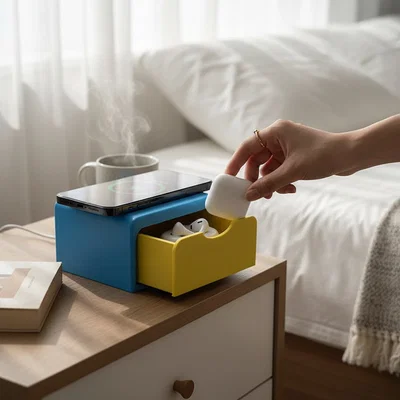Dock sạc MagSafe kèm ngăn kéo lưu trữ
