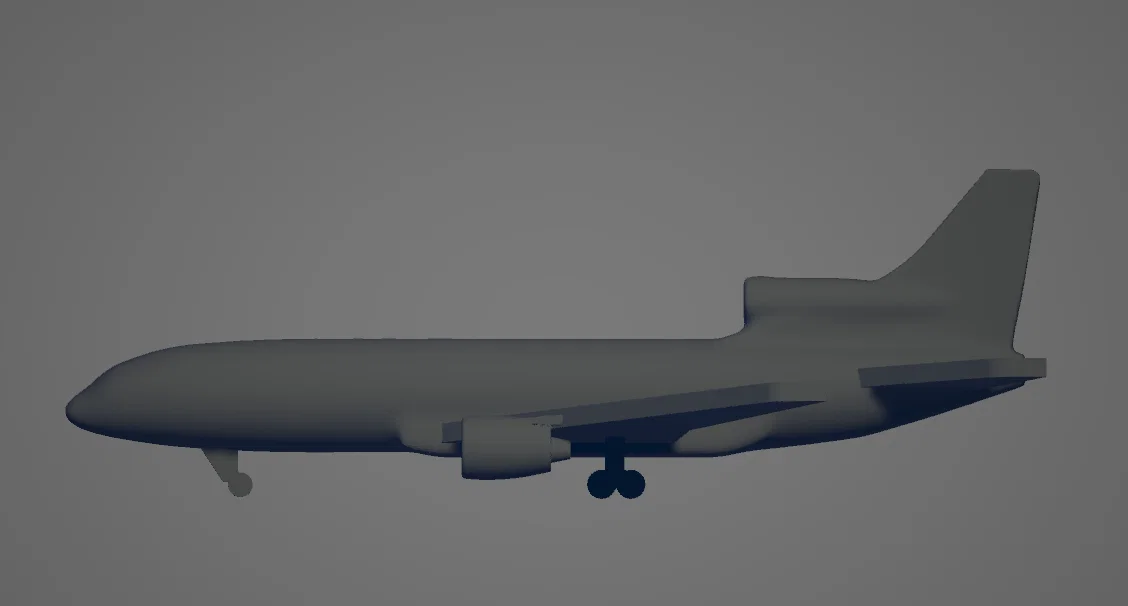 Mô hình máy bay Lockheed L-1011 mini - File in 3D chất lượng cao - Image 2