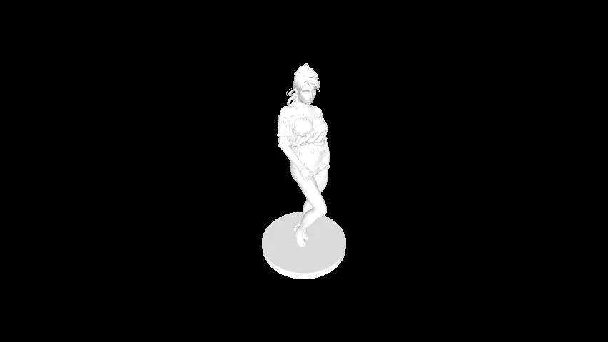 Mô hình nhân vật phụ nữ trưởng thành tinh tế cho in 3D - Image 1