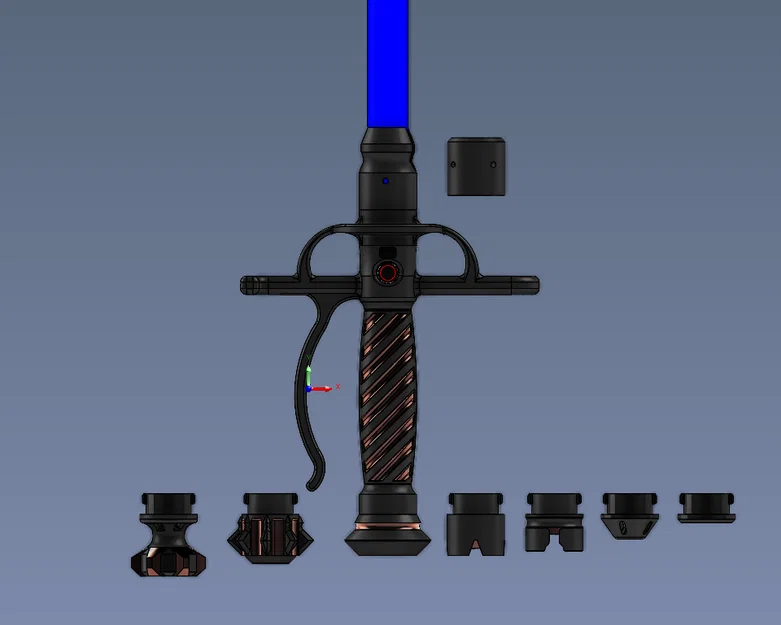 Tay cầm Lightsaber Neopixel Modular (Modular Neopixel Lightsaber Hilt) - Image 1