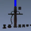 Tay cầm Lightsaber Neopixel Modular (Modular Neopixel Lightsaber Hilt) - Thumbnail 1
