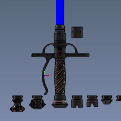 Tay cầm Lightsaber Neopixel Modular (Modular Neopixel Lightsaber Hilt)