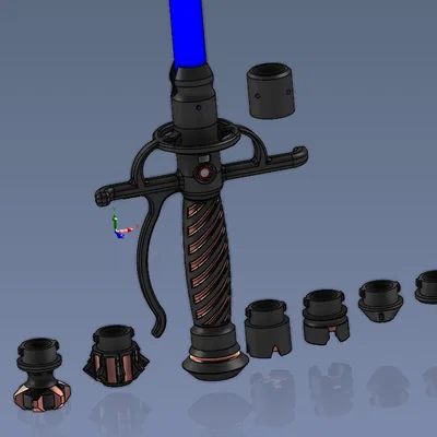 Tay cầm Lightsaber Neopixel Modular (Modular Neopixel Lightsaber Hilt)