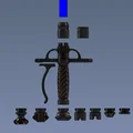 Tay cầm Lightsaber Neopixel Modular (Modular Neopixel Lightsaber Hilt) - Thumbnail 4