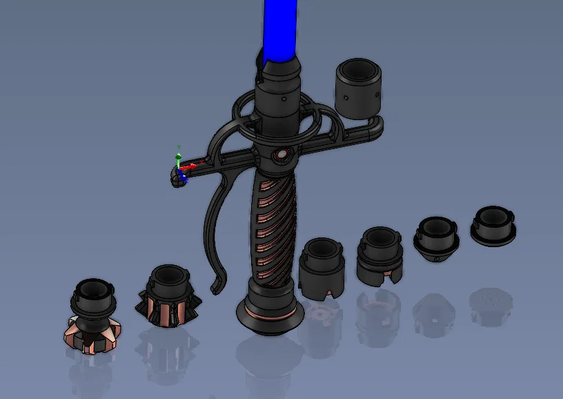Tay cầm Lightsaber Neopixel Modular (Modular Neopixel Lightsaber Hilt) - Image 5