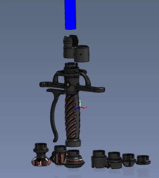 Tay cầm Lightsaber Neopixel Modular (Modular Neopixel Lightsaber Hilt) - Image 6