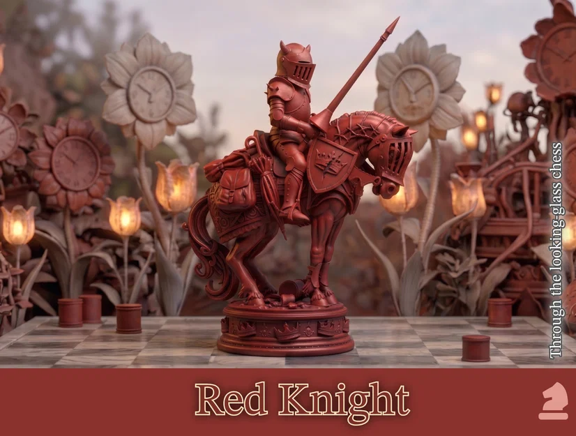 The Red Knight (Hiệp sĩ Đỏ) | Cờ vua Through the Looking-Glass - Image 1