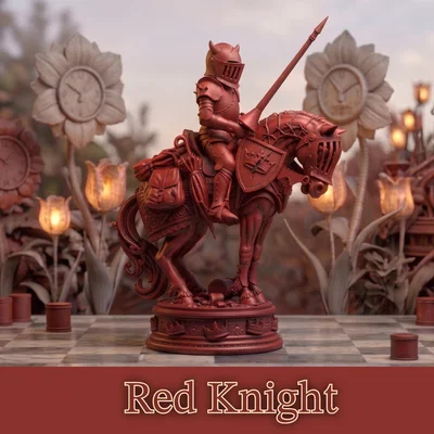 The Red Knight (Hiệp sĩ Đỏ) | Cờ vua Through the Looking-Glass