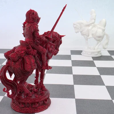 The Red Knight (Hiệp sĩ Đỏ) | Cờ vua Through the Looking-Glass