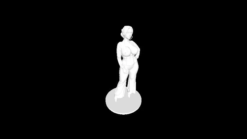 Mô hình 3D nhân vật nữ quyến rũ (Women with sexy Outfit) in SLA - Image 1