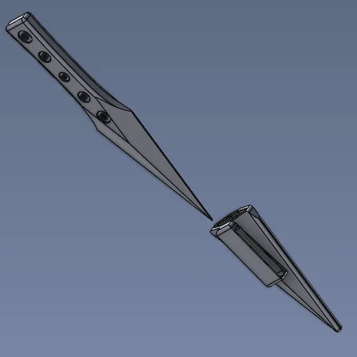 Dao Ném Kèm Bao Dao (Throwing Knives With Sheath) - Image 2