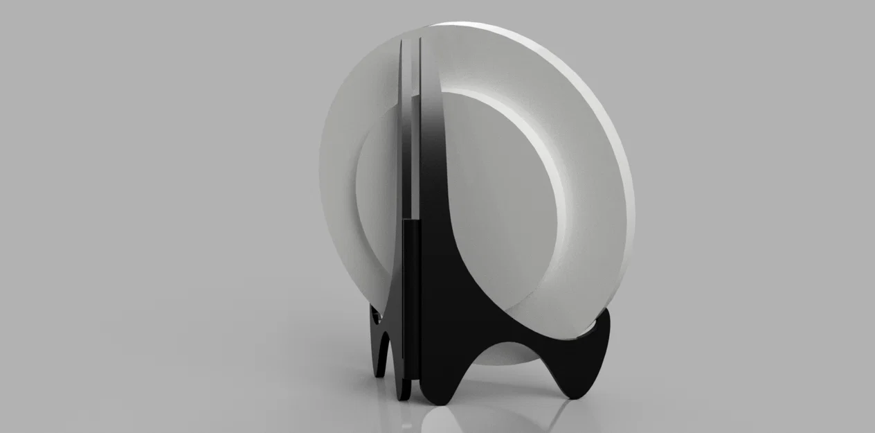 Giá đỡ đĩa trang trí 12cm tiện dụng in 3D - Image 1