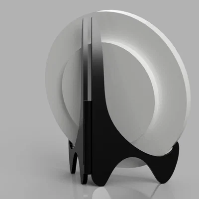 Giá đỡ đĩa trang trí 12cm tiện dụng in 3D