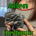 Alien Chestburster – Mẫu in 3D quái vật trong phim Alien - Thumbnail 1