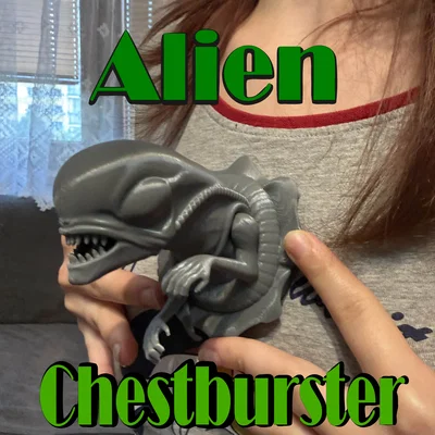 Alien Chestburster – Mẫu in 3D quái vật trong phim Alien