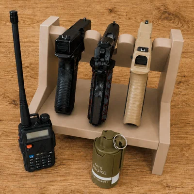 Kệ treo/để súng Airsoft (Airsoft Gun Rack)