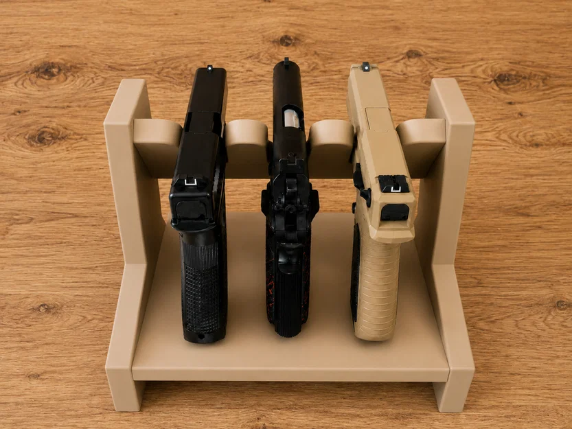 Kệ treo/để súng Airsoft (Airsoft Gun Rack) - Image 3