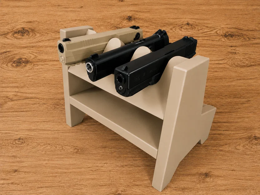 Kệ treo/để súng Airsoft (Airsoft Gun Rack) - Image 4