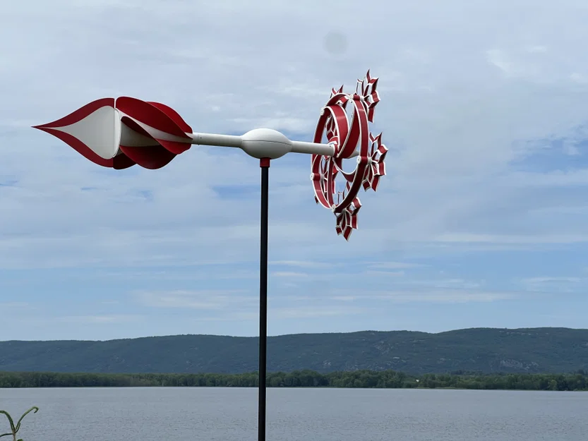 Cyclone Blossom – Tượng gió động học (Kinetic Sculpture) - Image 2