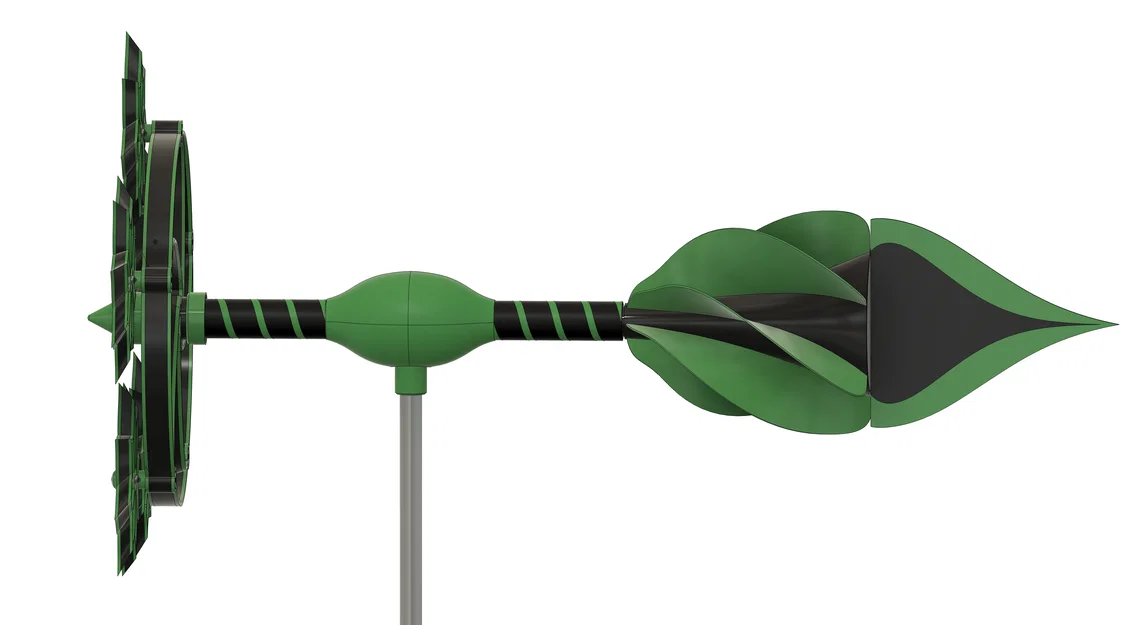Cyclone Blossom – Tượng gió động học (Kinetic Sculpture) - Image 4