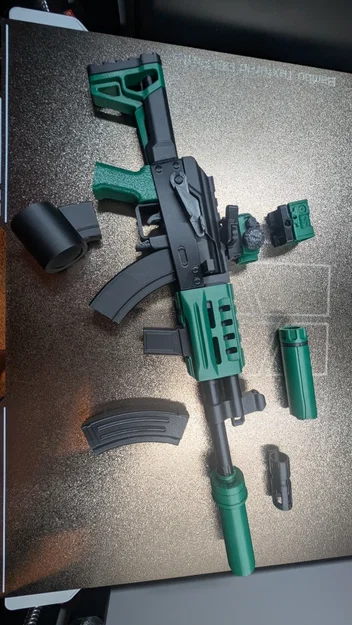 AK-19 Pocket Rifle – Đồ chơi bolt-action – Bộ phụ kiện - Image 2