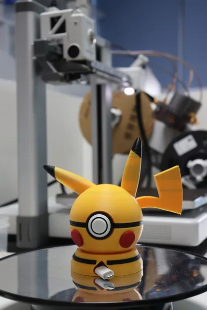 Pikachu Pokeball Magsafe Holder – Lấy 300 mẫu trên PATREON - Image 1