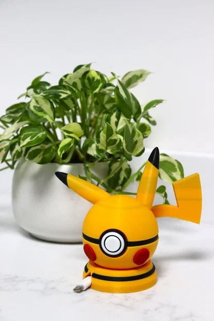 Pikachu Pokeball Magsafe Holder – Lấy 300 mẫu trên PATREON - Image 2