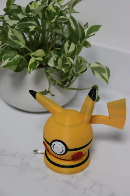 Pikachu Pokeball Magsafe Holder – Lấy 300 mẫu trên PATREON - Image 3