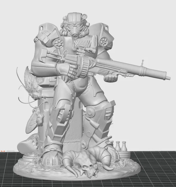 Fallout - Giáp Power Armor Maximus kèm Súng Trường - Image 2