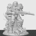 Fallout - Giáp Power Armor Maximus kèm Súng Trường - Thumbnail 2