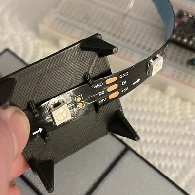Khung Pixel Grid Tetris dạng Modular – ô 33mm cho Neopixel 30LED/m + ESP32-C3 BLE