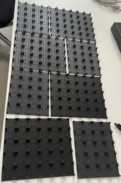 Khung Pixel Grid Tetris dạng Modular – ô 33mm cho Neopixel 30LED/m + ESP32-C3 BLE - Image 7