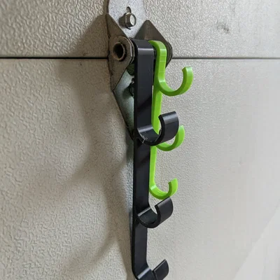 Giá treo cần câu cho cửa garage - REV2
