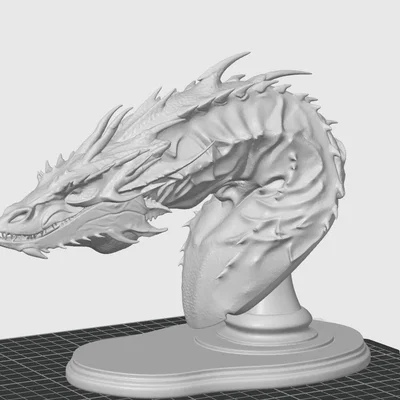 The Hobbit - Tượng bán thân Smaug Khủng Khiếp