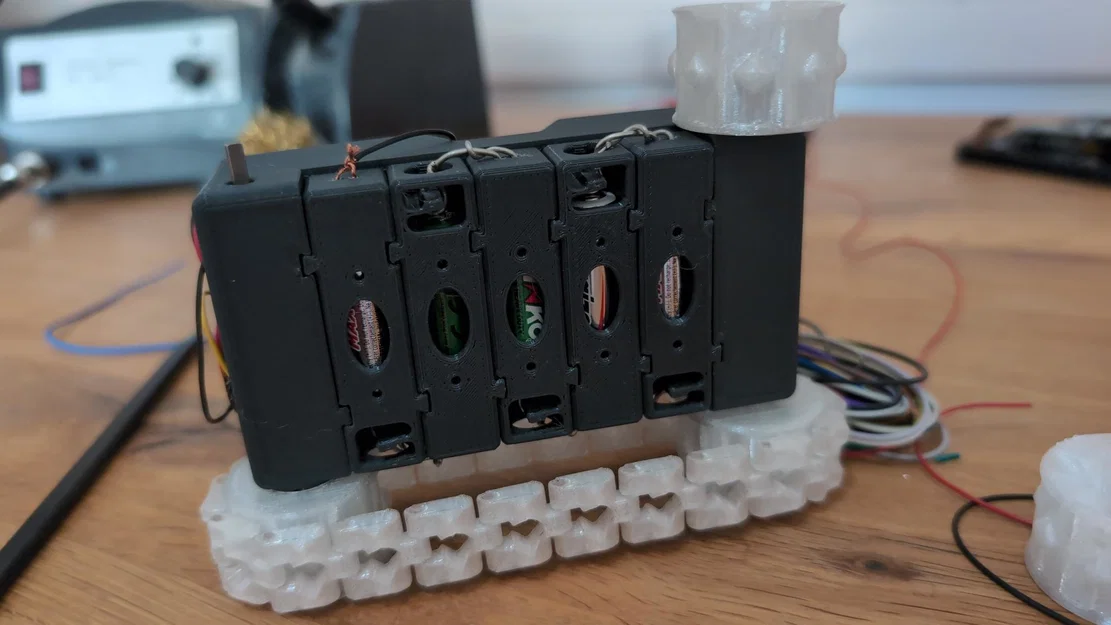 Khung xe robot SMARS L V01 cho Arduino Mega và khay pin - Image 1